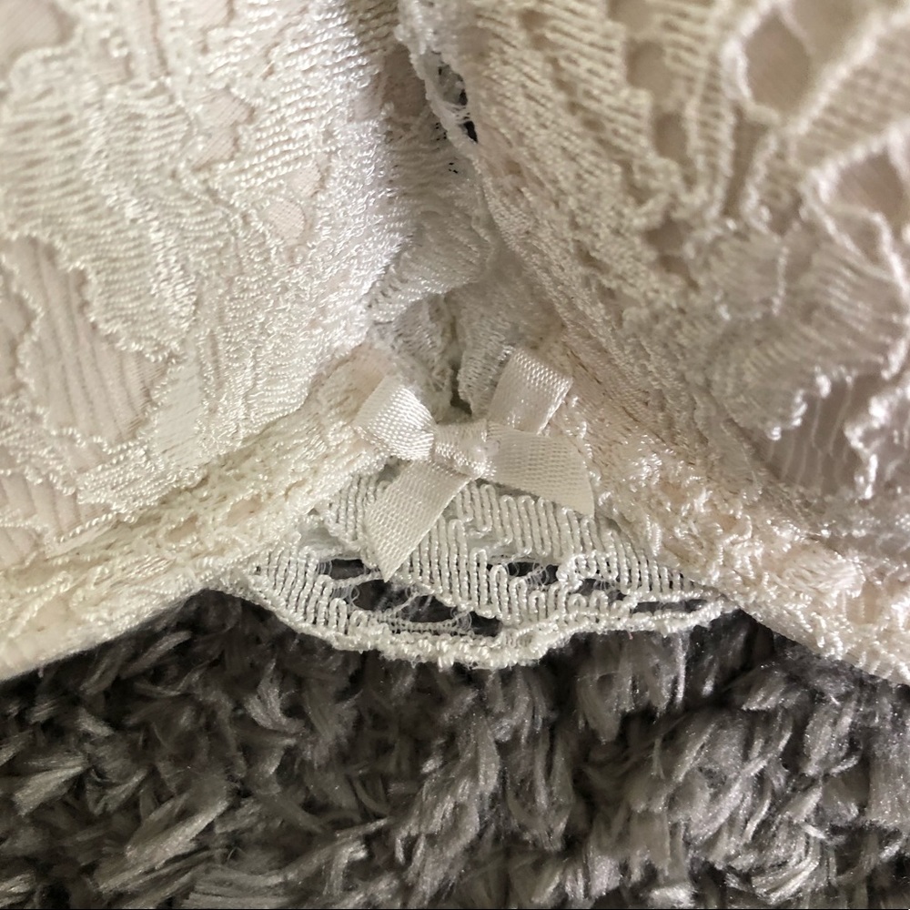 Aerie Ivory Laced Lined Bra - Picture 3 of 5